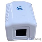 Cattex CAT6A Single Wall Box  Networking